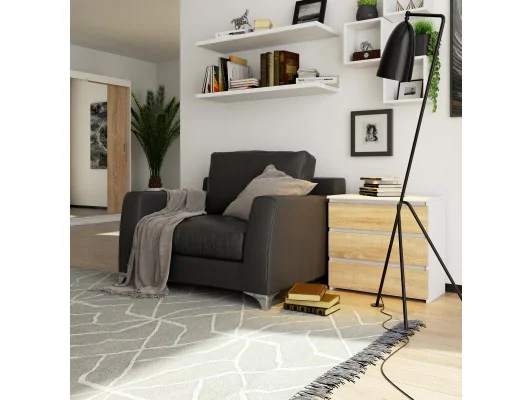 SZAFKA NOCNA CL3 60 cm PK BIAŁA / SONOMA