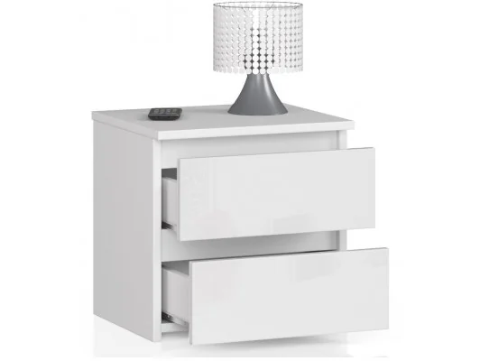 Zobacz KOMODA CL2 2SZ CLP BIAŁY POŁYSK KOMODA CL2 2SZ CLP BIAŁY POŁYSK
