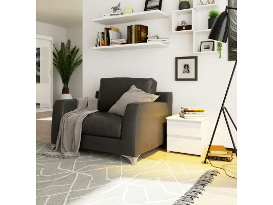 KOMODA CL2 2SZ CLP BIAŁY POŁYSK