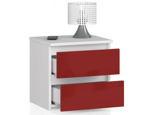Zobacz KOMODA CL2 2SZ CLP CZERWONY POŁYSK KOMODA CL2 2SZ CLP CZERWONY POŁYSK