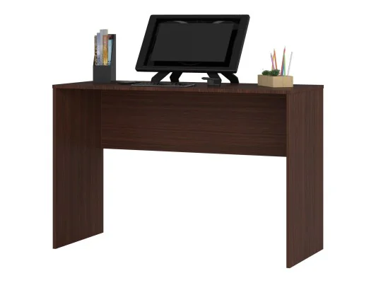 BIURKO B-17 PROSTE 120 cm WENGE WOLNOSTOJĄCE