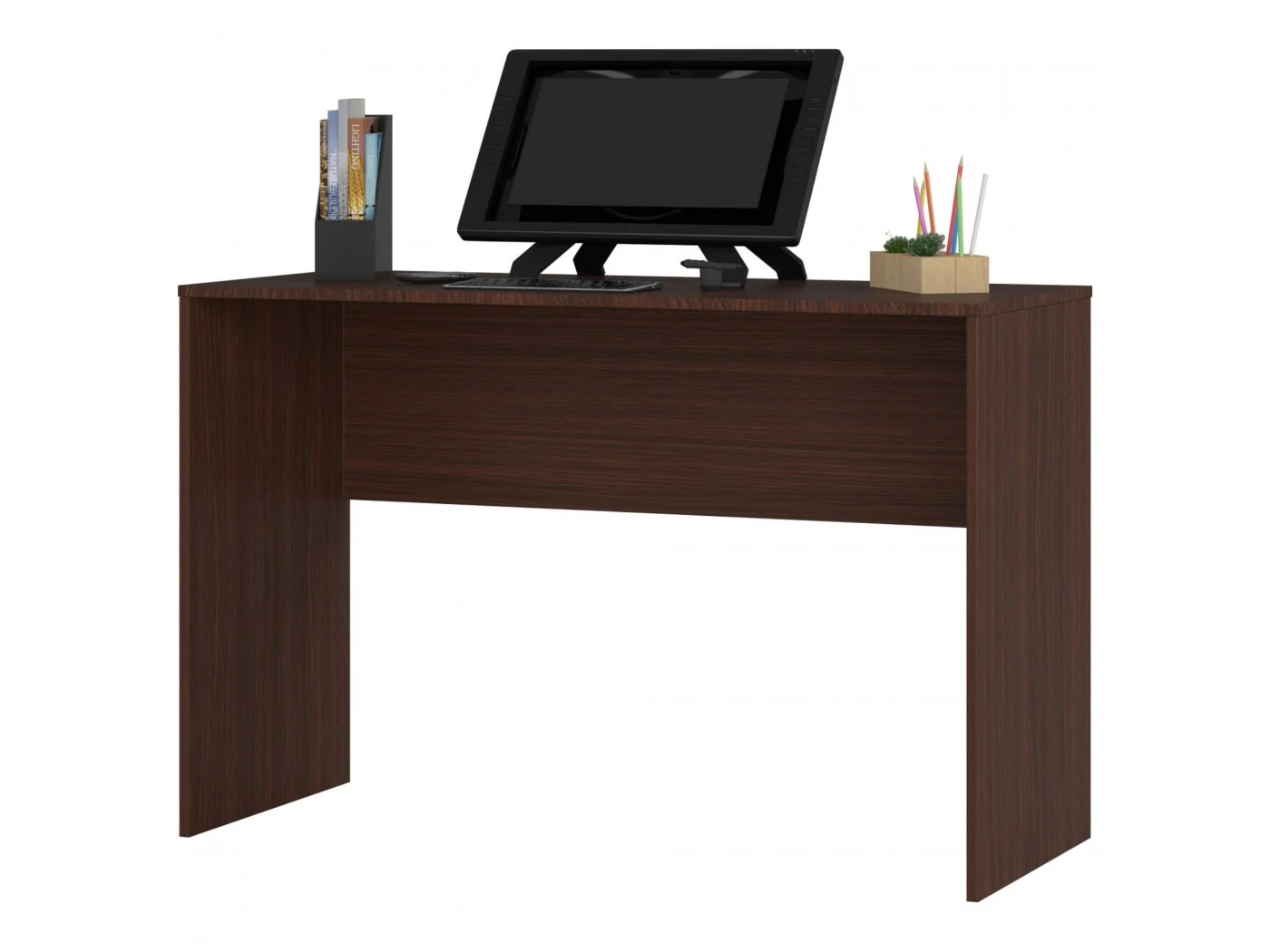 BIURKO B-17 PROSTE 120 cm WENGE WOLNOSTOJĄCE BIURKO B-17 PROSTE 120 cm WENGE WOLNOSTOJĄCE