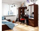 BIURKO B-17 PROSTE 120 cm WENGE WOLNOSTOJĄCE