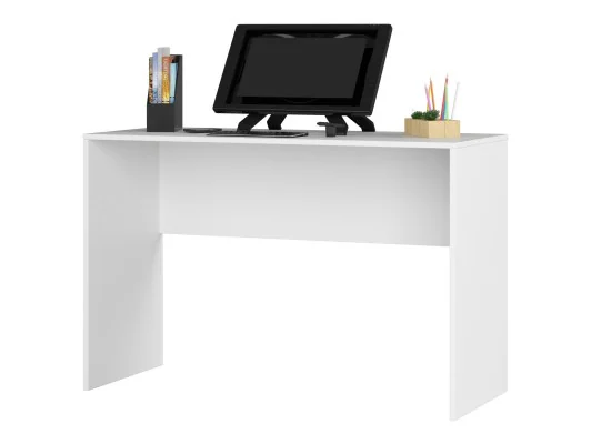 BIURKO B-17 PROSTE 120 cm BIAŁE WOLNOSTOJĄCE