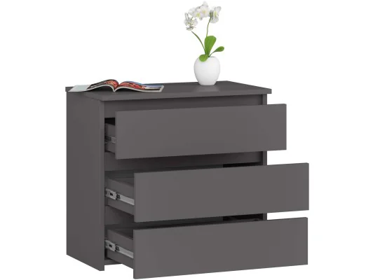 KOMODA CL3 3SZ CLP PK GRAFIT SZARY