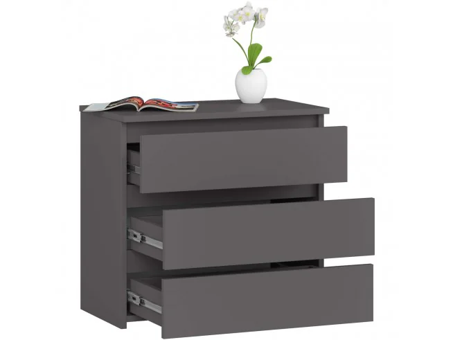 KOMODA CL3 3SZ CLP PK GRAFIT SZARY