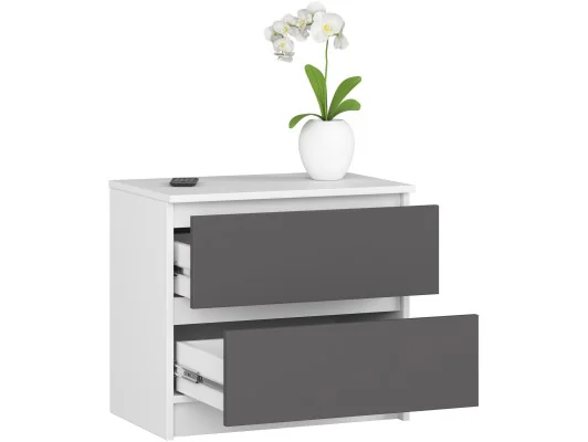 KOMODA K60 2SZ CLP PK BIAŁY / SZARY