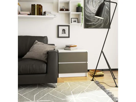 KOMODA K60 2SZ CLP PK BIAŁY / SZARY