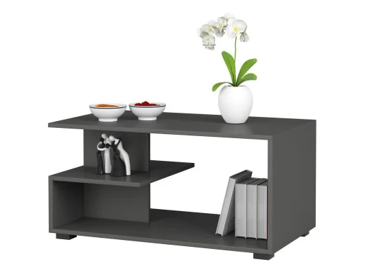 ŁAWA KAWOWA PIN GRAFIT SZARY