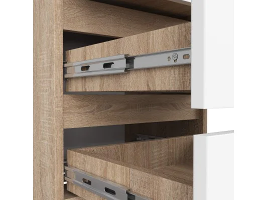 KOMODA CL3/40 PK DĄB SONOMA / BIAŁA