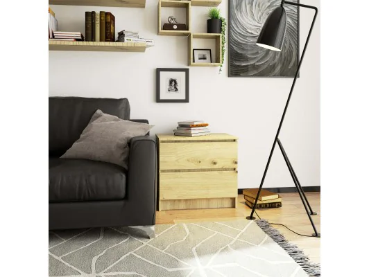 KOMODA K60 2SZ CLP PK DĄB ARTISAN