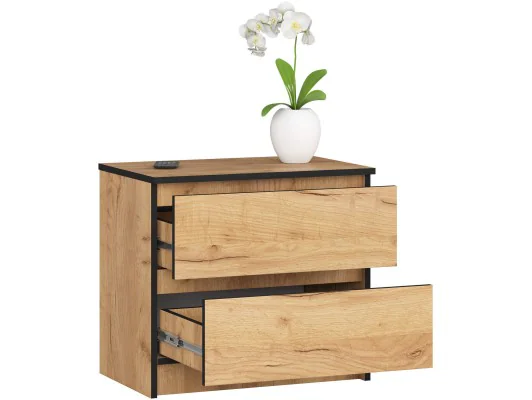 KOMODA K60 2SZ CLP PK DĄB CRAFT
