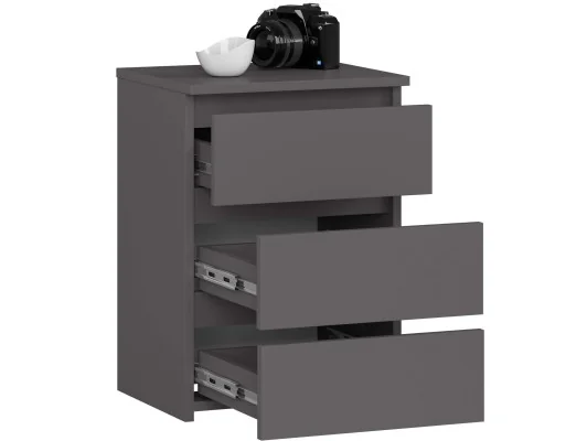 Zobacz KOMODA CL3/40 PK GRAFIT SZARY KOMODA CL3/40 PK GRAFIT SZARY