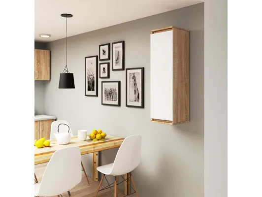 SZAFKA WISZĄCA - WITRYNA W30 CLP SONOMA / BIAŁA