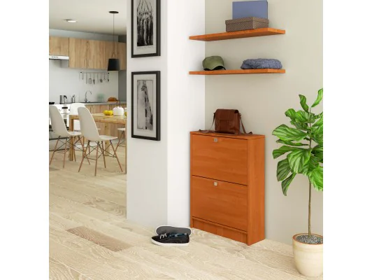 Szafka na buty 2 uchylne drzwiczki 60 cm - olcha