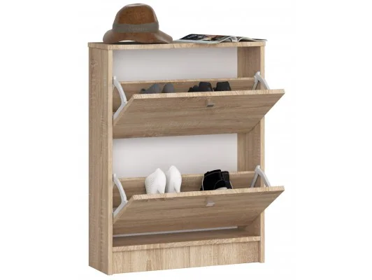 SZAFKA NA BUTY 2 UCHYLNA DĄB SONOMA