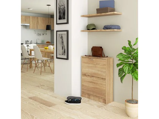 SZAFKA NA BUTY 2 UCHYLNA DĄB SONOMA