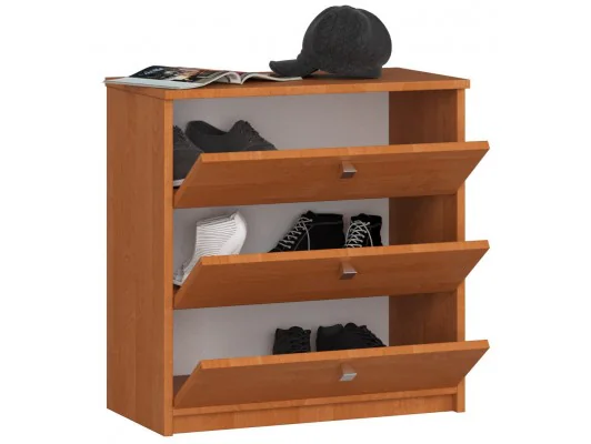 Zobacz Szafka na buty MINI 3 uchylne drzwiczki 60 cm - olcha Szafka na buty MINI 3 uchylne drzwiczki 60 cm - olcha