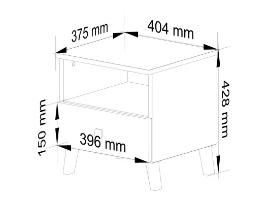 KOMODA MOBI K-01 KASZMIR ZŁOTO