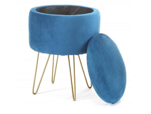 PUFA OTWIERANA LILI NIEBIESKI