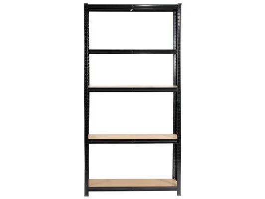 REGAŁ METALOWY 90x40x180 CZARNY