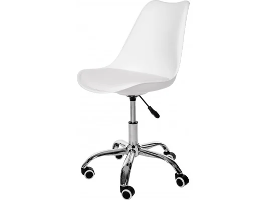 FOTEL OBROTOWY FD005 BIAŁY