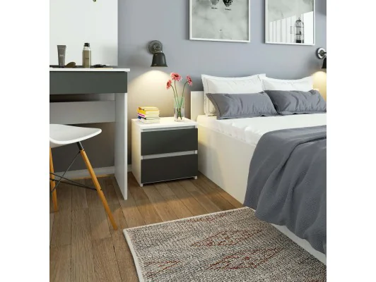 KOMODA CL2 2SZ CLP BIAŁY / SZARY