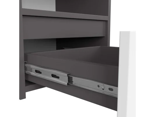 KOMODA CL1 PK GRAFIT SZARY / BIAŁA