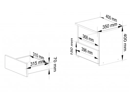 KOMODA CL1 PK BIAŁA
