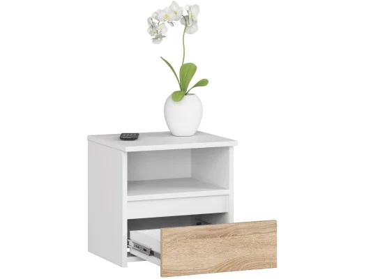 Zobacz KOMODA CL1 PK BIAŁA / DĄB SONOMA KOMODA CL1 PK BIAŁA / DĄB SONOMA