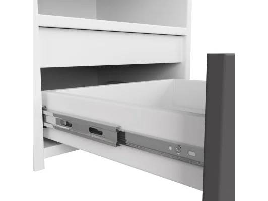 KOMODA CL1 PK BIAŁA / GRAFIT SZARY