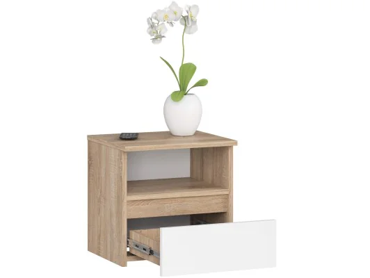 Zobacz KOMODA CL1 PK DĄB SONOMA / BIAŁA KOMODA CL1 PK DĄB SONOMA / BIAŁA