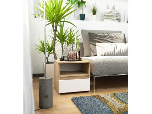 KOMODA CL1 PK DĄB SONOMA / BIAŁA