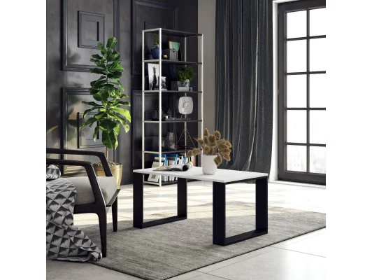 STOLIK KAWOWY NOX BIAŁY / CZARNY