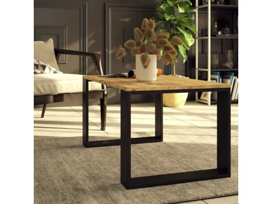 STOLIK KAWOWY NOX DĄB ARTISAN / CZARNY