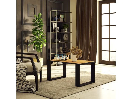 STOLIK KAWOWY NOX DĄB CRAFT / CZARNY