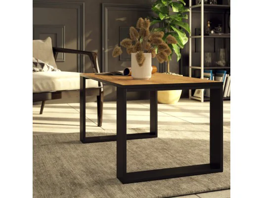 STOLIK KAWOWY NOX DĄB CRAFT / CZARNY