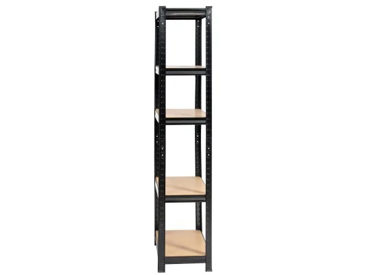 REGAŁ METALOWY 70x30x154 CZARNY