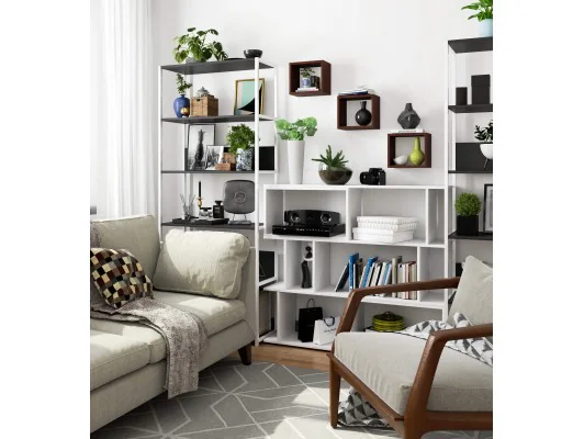 PÓŁKA ŚCIENNA K 25x25cm KOMPLET 3szt WENGE