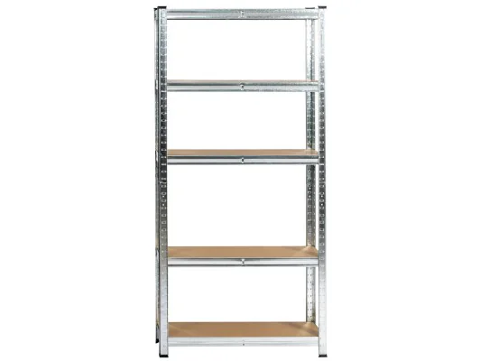 REGAŁ METALOWY 70x30x154 SREBRNY