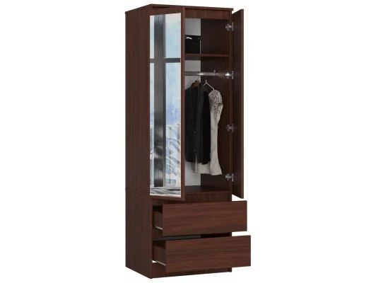 SZAFA STAR S60 2D 2SZ WENGE + LUSTRO