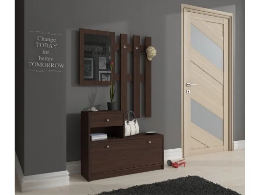 Zestaw Mebli Na Przedpokój Wenge