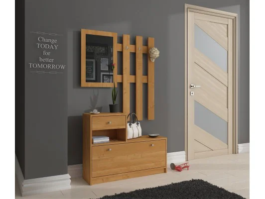 Zestaw Mebli Na Przedpokój Olcha