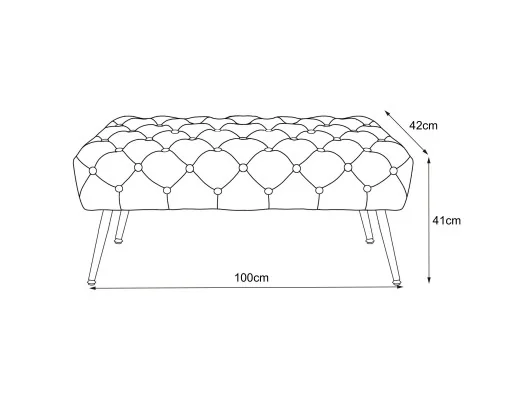 Pufa Monaco Butelkowa Zieleń