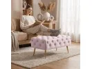 Pufa Madrid Pudrowy Róż