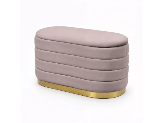 Pufa Bella Przygaszony Róż