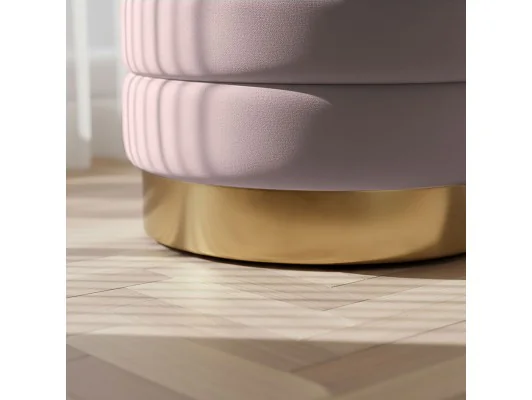 Pufa Bella Przygaszony Róż