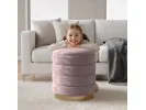 Pufa Luna Przygaszony Róż