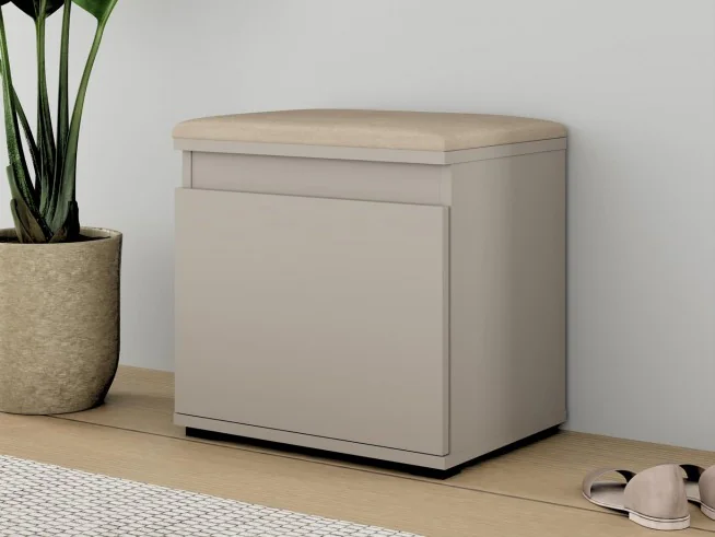 Szafka na buty z siedziskiem Nevada 50 kaszmir siedzisko beżowe