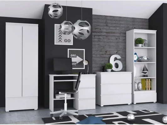 Zestaw mebli do pokoju młodzieżowego NEO 01 biały